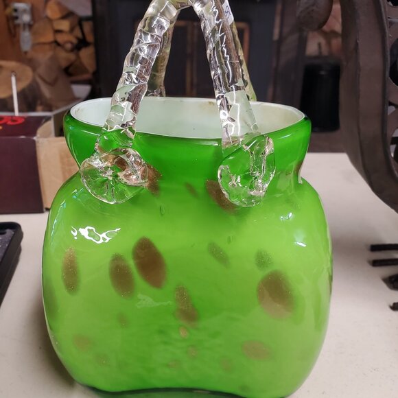 Murano Italian Hand Crafted glass Purse - Picture 5 of 7